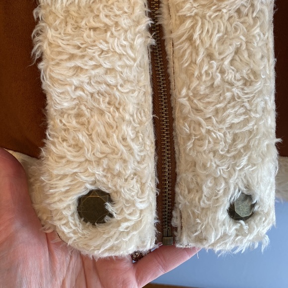 NWOT Regent Toffee Faux Suede Coat - Picture 6 of 15